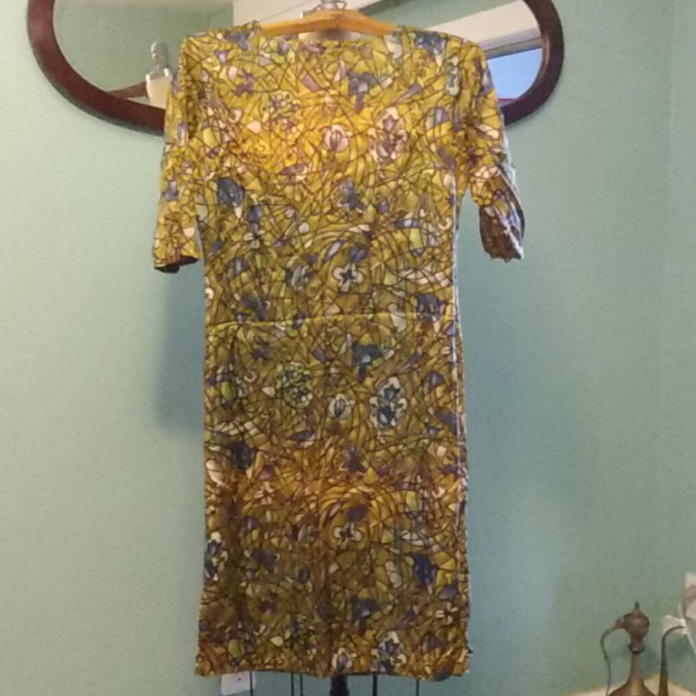 Vintage '60s dress. One of a kind print.
